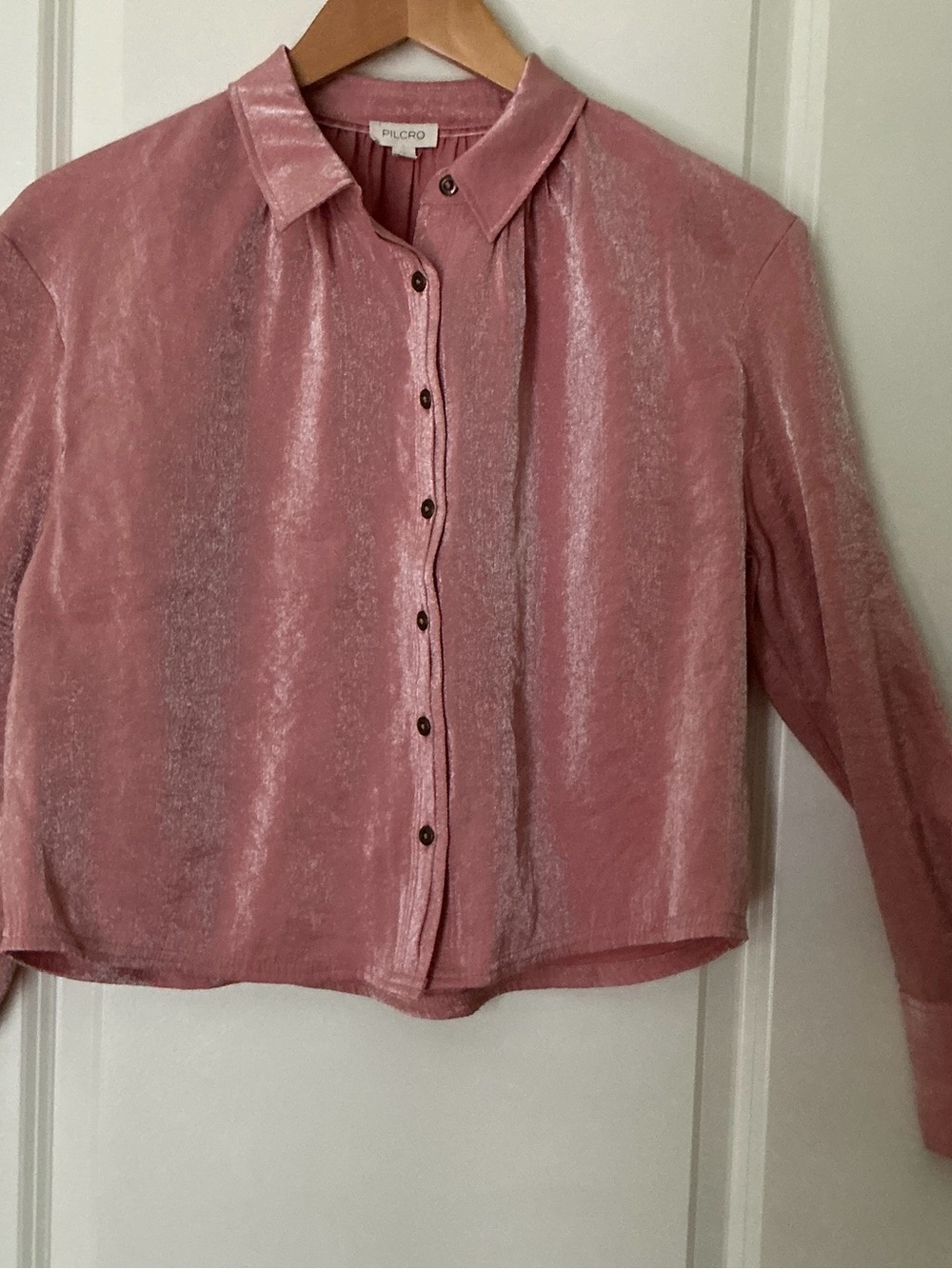 Beautiful dusty rose colored blouse Pilcro ( anthropology) sz S